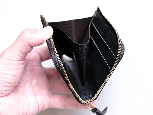L字ファスナー財布 “Cram”/ブライドルレザー