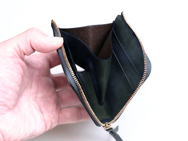L字ファスナー財布 “Cram”/ブライドルレザー