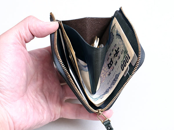 L字ファスナー財布 “Cram”/ブライドルレザー