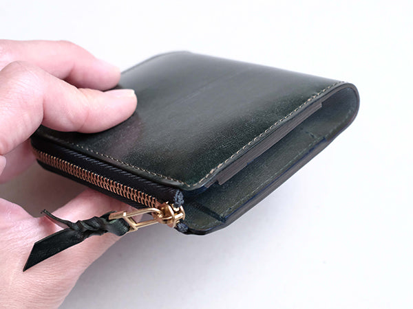 L字ファスナー財布 “Cram”/ブライドルレザー