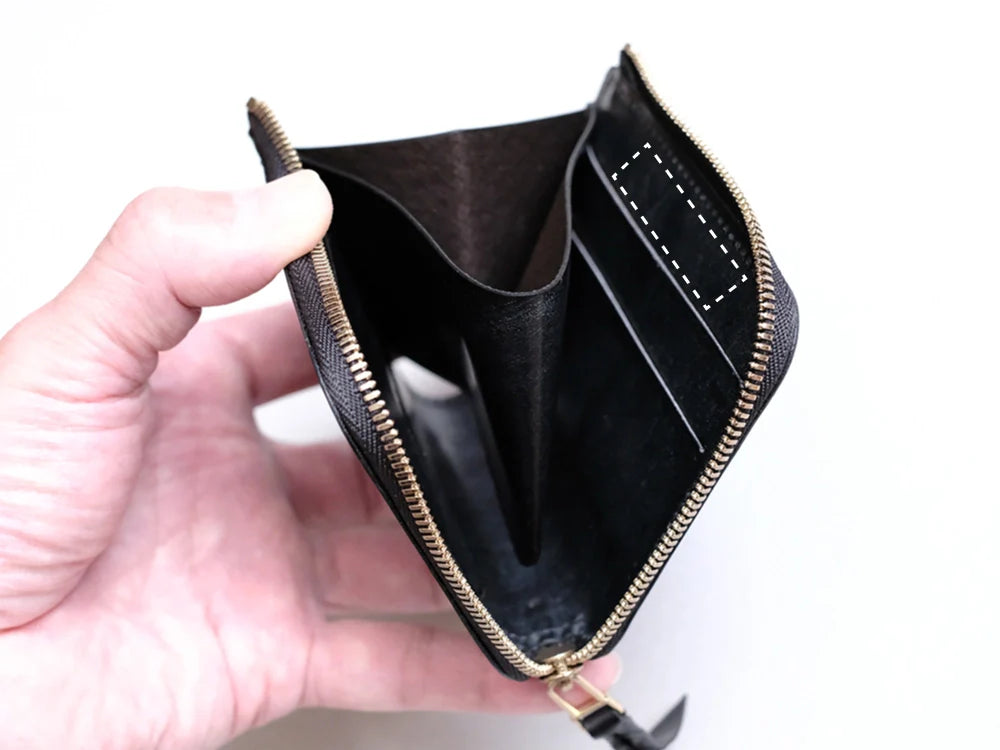 L字ファスナー財布 “Cram”/ブライドルレザー