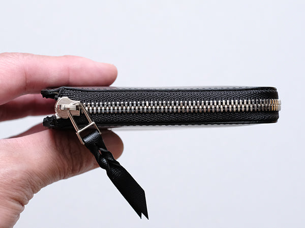 L字シルバーファスナー財布 “Cram”