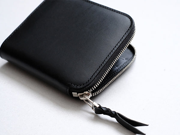 L字シルバーファスナー財布 “Cram”