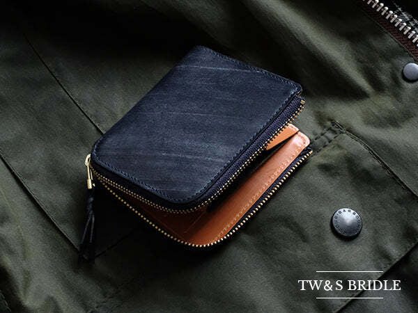 【限定】L字ファスナー財布“Cram”/ブライドルレザー(バイカラー)