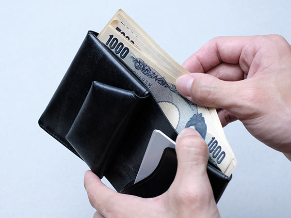 【限定】二つ折りミニ財布 “Enfold Coin”/ブライドルレザー