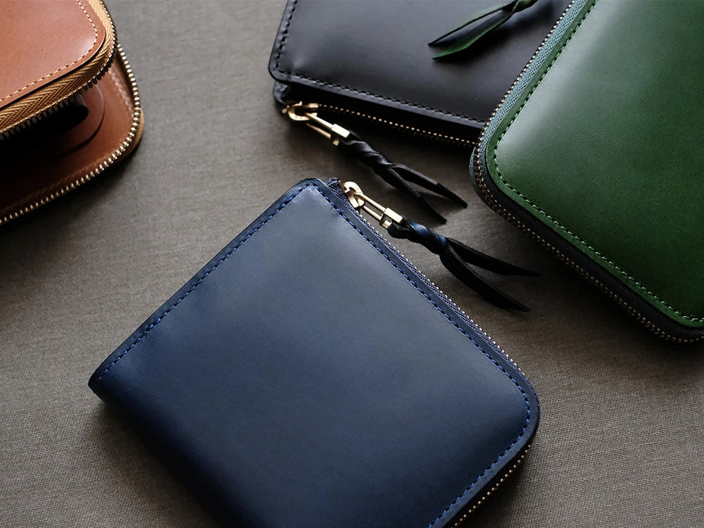 L字ファスナー財布 “Cram”