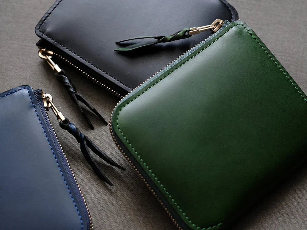 L字ファスナー財布 “Cram”