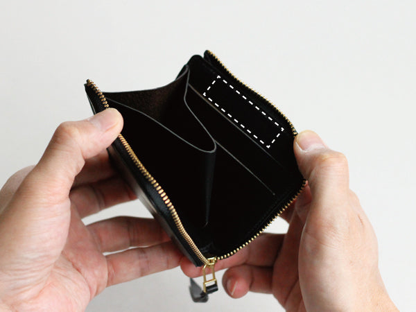 L字ファスナー財布 “Cram”