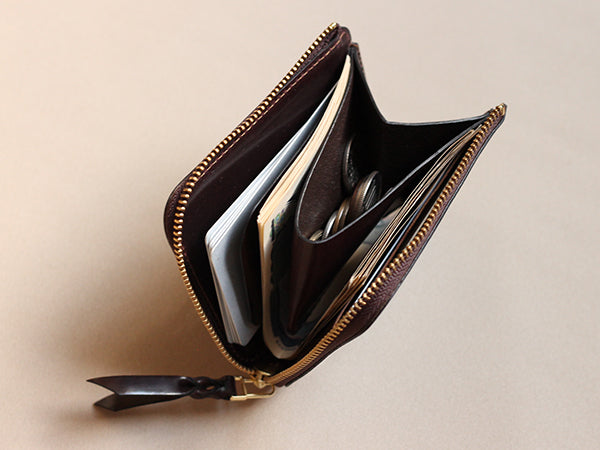 【限定】L字ファスナー財布“Cram”/コードバン