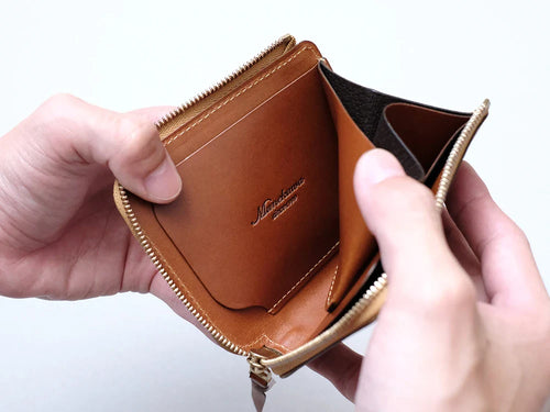 L字ファスナー財布“Cram sleeve”(両側スリーブタイプ)