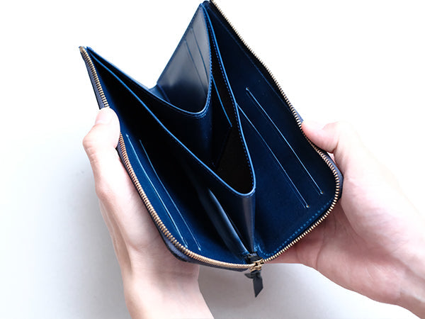 L字ファスナー長財布 “Cram long”
