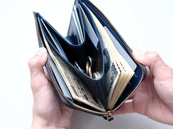 L字ファスナー長財布 “Cram long”