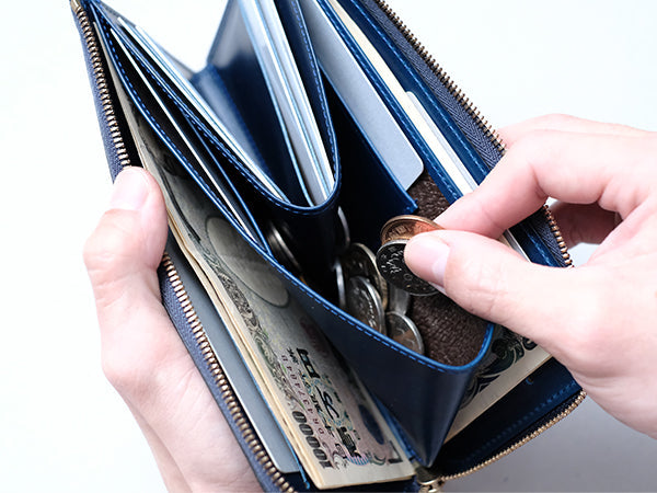 L字ファスナー長財布 “Cram long”