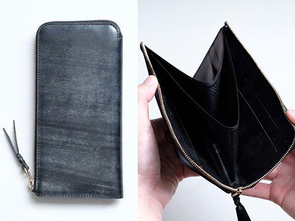 【限定】L字ファスナー長財布 “Cram long”/ブライドルレザー