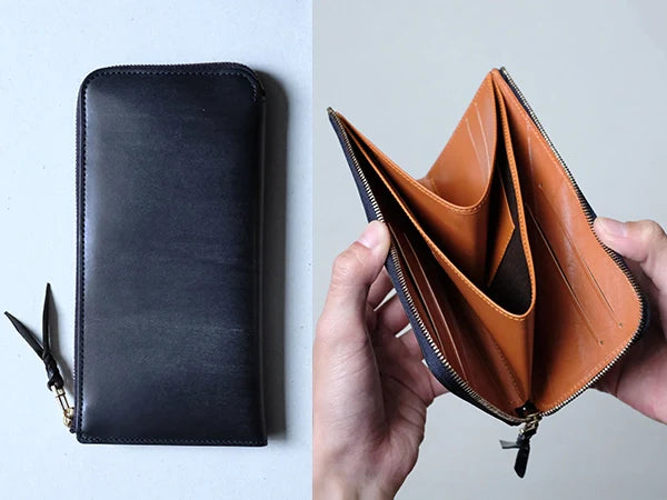 【限定】L字ファスナー長財布 “Cram long”/ブライドルレザー