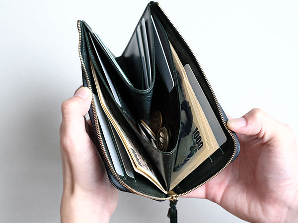 【限定】L字ファスナー長財布 “Cram long”/ブライドルレザー